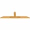 Ekena Millwork Portland Rough Sawn Timber Gable Bracket, Western Red Cedar, 60"W x 17"H x 2"D x 4"F, 7/12 Pitch GBW060X17X0204POR00RWR - alternate 5